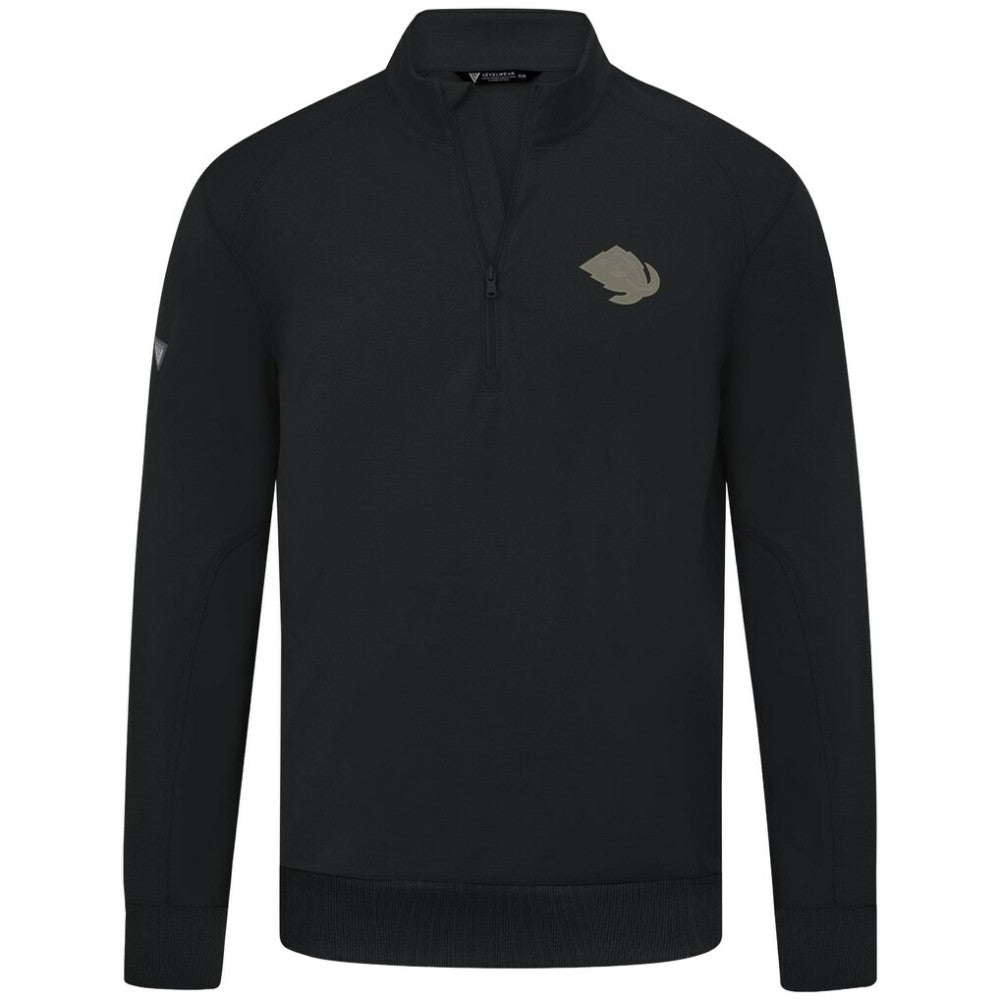 NHL Utah Mammoth Levelwear Copper Upright Quarter-Zip Pullover
