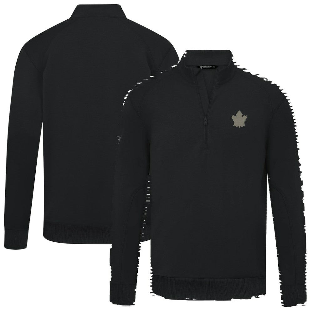 NHL Toronto Maple Leafs Levelwear Copper Upright Quarter-Zip Pullover