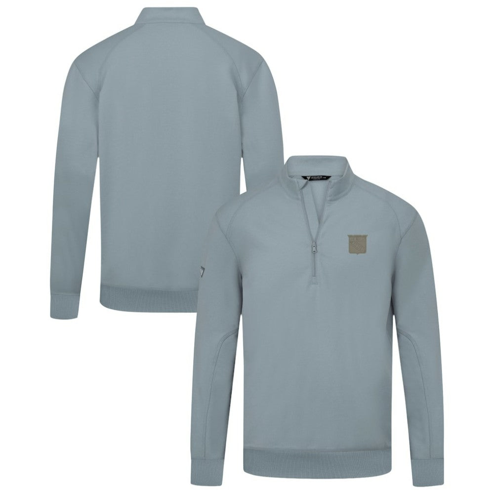 NHL New York Rangers Levelwear Copper Upright Quarter-Zip Pullover
