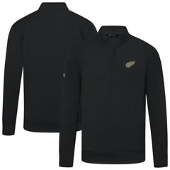 NHL Detroit Red Wings Levelwear Copper Upright Quarter-Zip Pullover