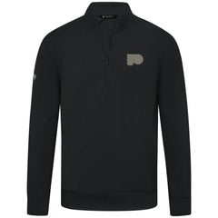 NHL Philadelphia Flyers Levelwear Copper Upright Quarter-Zip Pullover