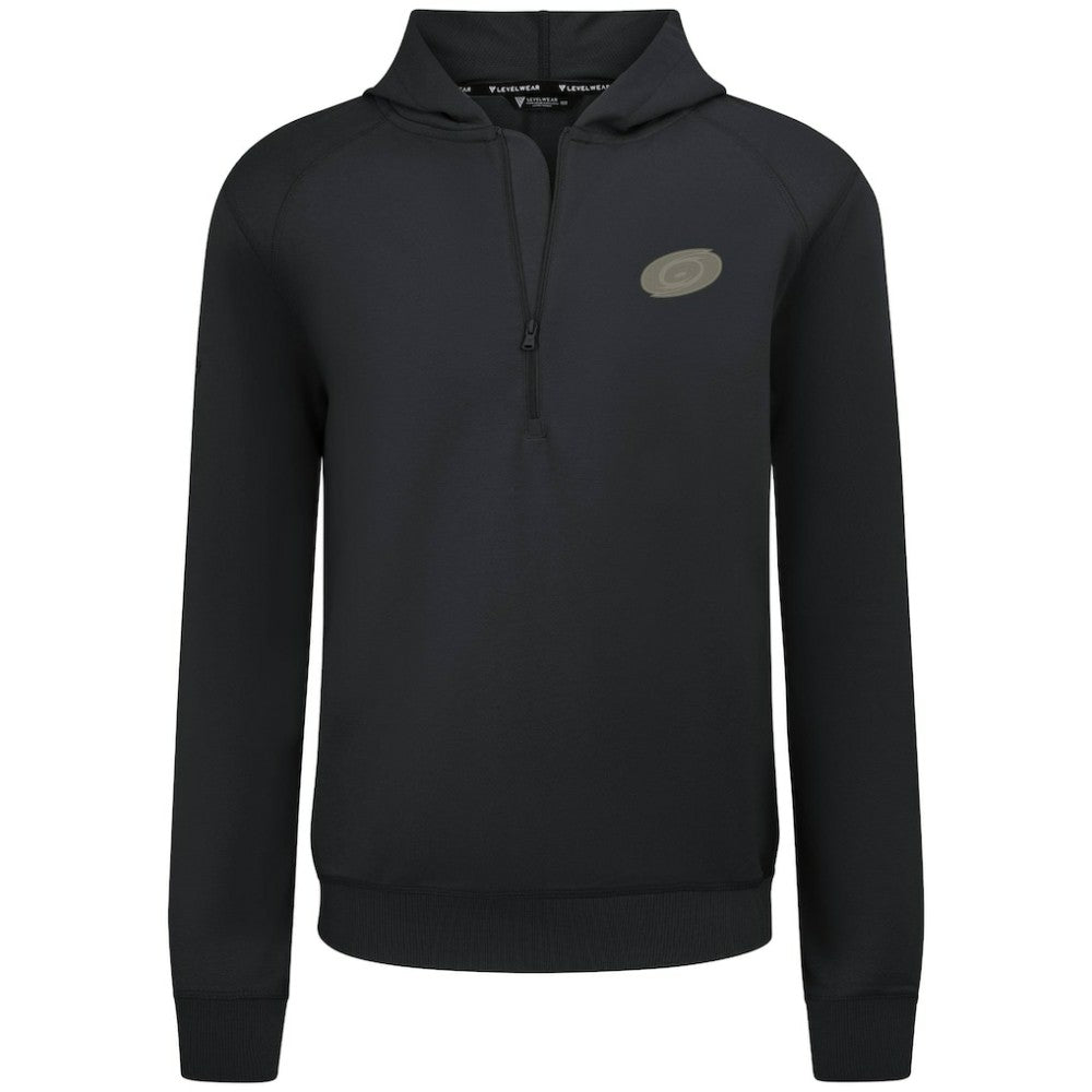 NHL Carolina Hurricanes Levelwear Technic Quarter-Zip Pullover Hoodie