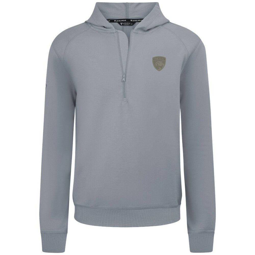 NHL Florida Panthers Levelwear Technic Quarter-Zip Pullover Hoodie