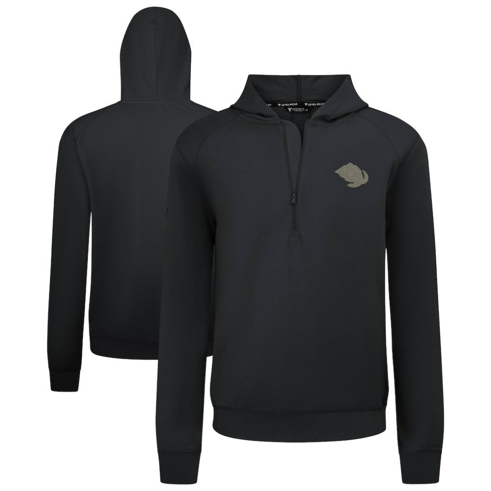 NHL Utah Mammoth Levelwear Technic Quarter-Zip Pullover Hoodie