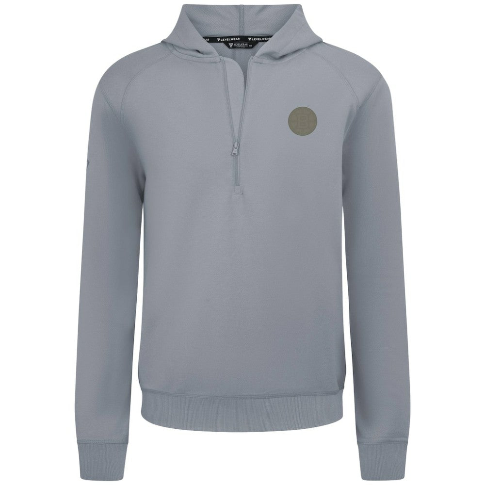 NHL Boston Bruins Levelwear Technic Quarter-Zip Pullover Hoodie