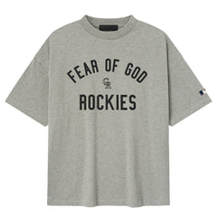 Heather Gray Colorado Rockies Fear of God x MLB 90's Fit T-Shirt