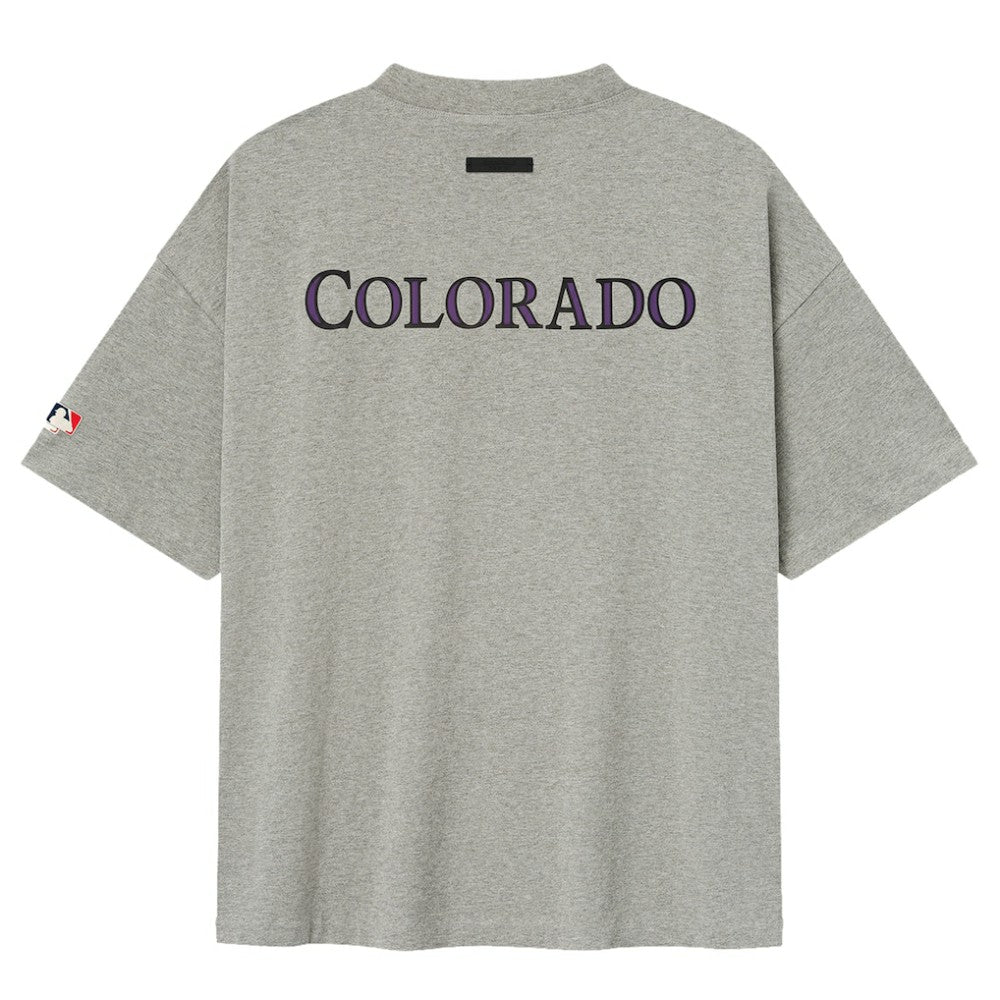 Heather Gray Colorado Rockies Fear of God x MLB 90's Fit T-Shirt