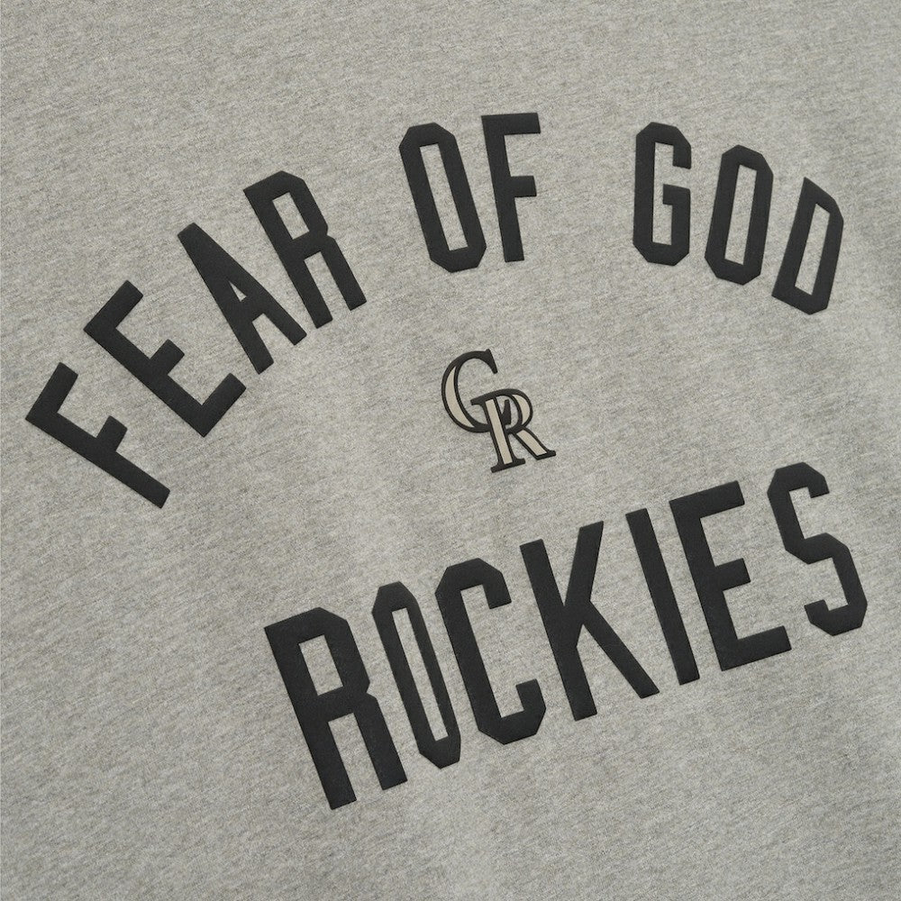 Heather Gray Colorado Rockies Fear of God x MLB 90's Fit T-Shirt