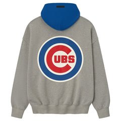 Warm Heather Gray/Royal Chicago Cubs Fear of God x MLB Sport Fit Hoodie