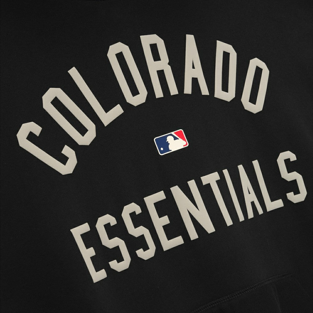 Heather Black/Purple Colorado Rockies Fear of God x MLB Sport Fit Hoodie