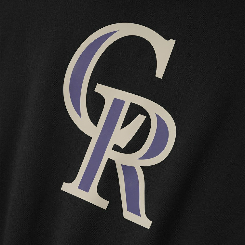 Heather Black/Purple Colorado Rockies Fear of God x MLB Sport Fit Hoodie