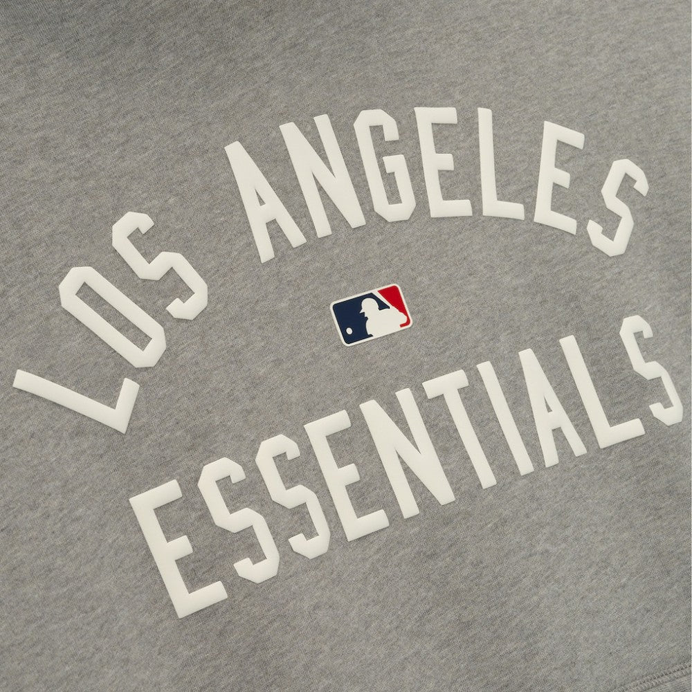 Warm Heather Gray/Royal Los Angeles Dodgers Fear of God x MLB Sport Fit Hoodie