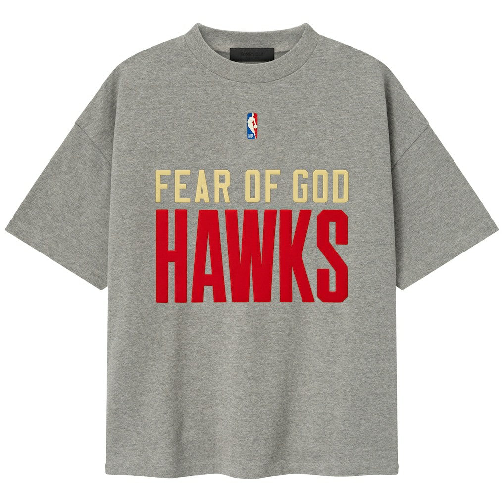 Atlanta Hawks Fear of God x NBA Unisex 90s T-Shirt