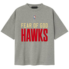 Atlanta Hawks Fear of God x NBA Unisex 90s T-Shirt