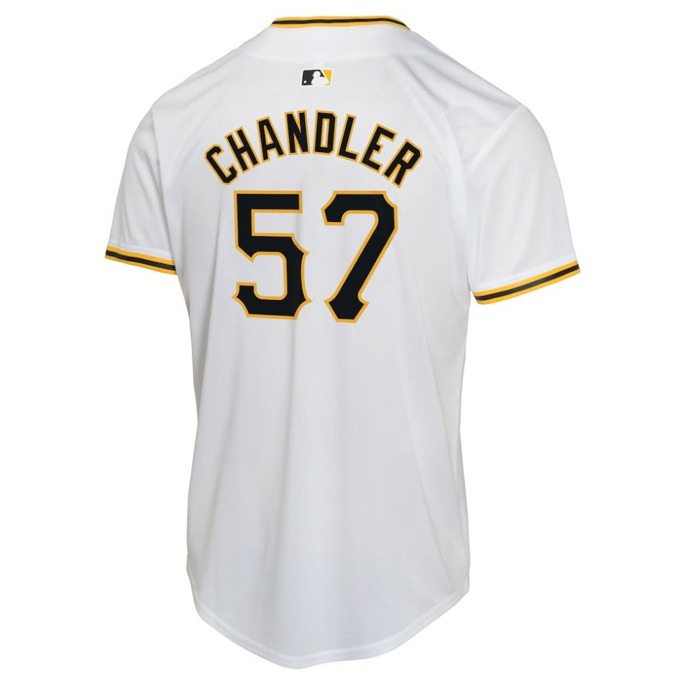 White Bubba Chandler Pittsburgh Pirates Nike Youth Home Player Game Jersey