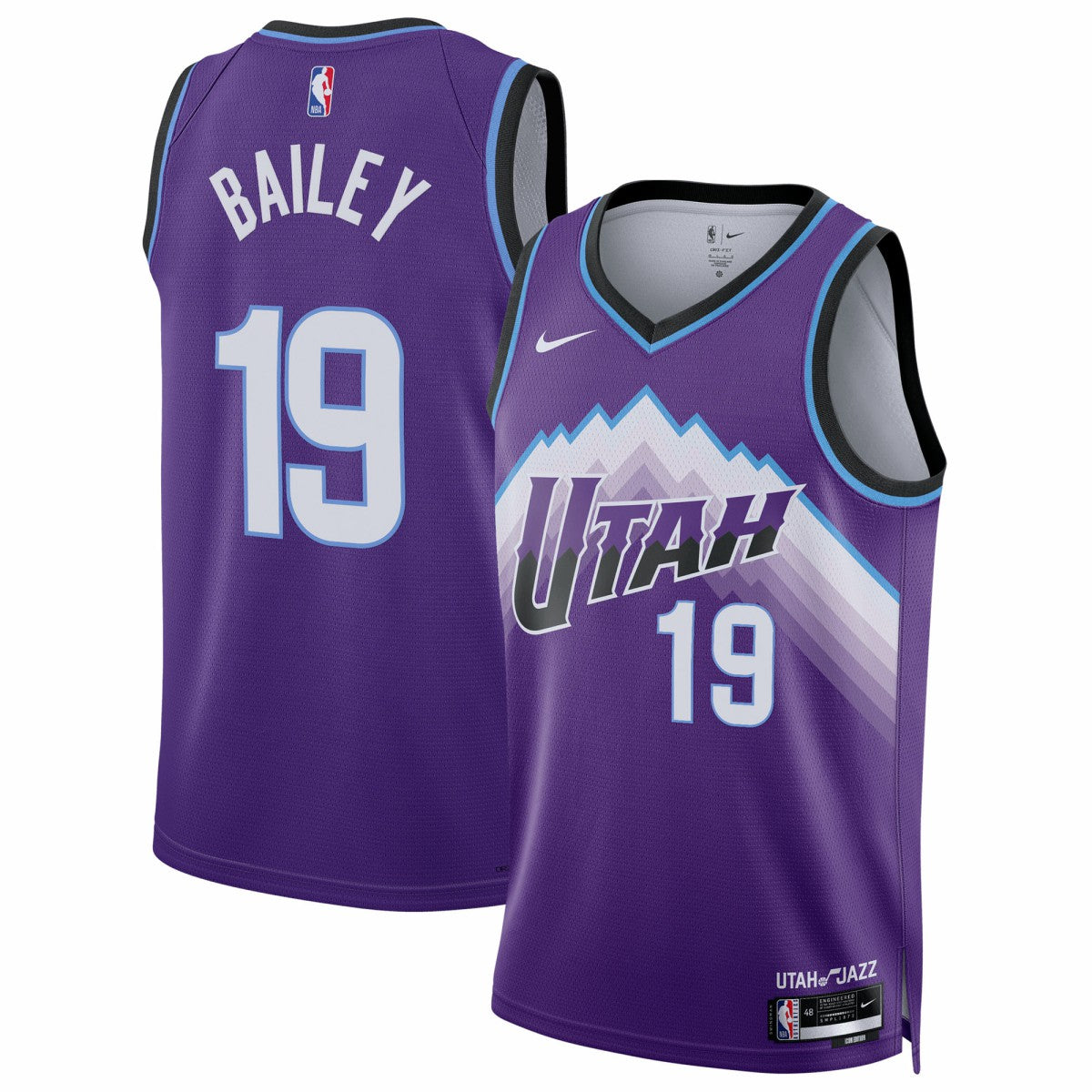 Nike Ace Bailey Utah Jazz Unisex Swingman Jersey