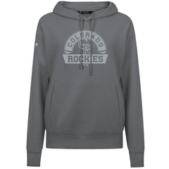 Stone Colorado Rockies Levelwear Women's Adorn Banner Arch Hoodie