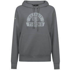 Stone Detroit Tigers Levelwear Women's Adorn Banner Arch Hoodie