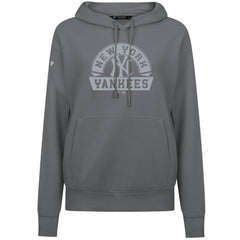 Stone New York Yankees Levelwear Women's Adorn Banner Arch Hoodie