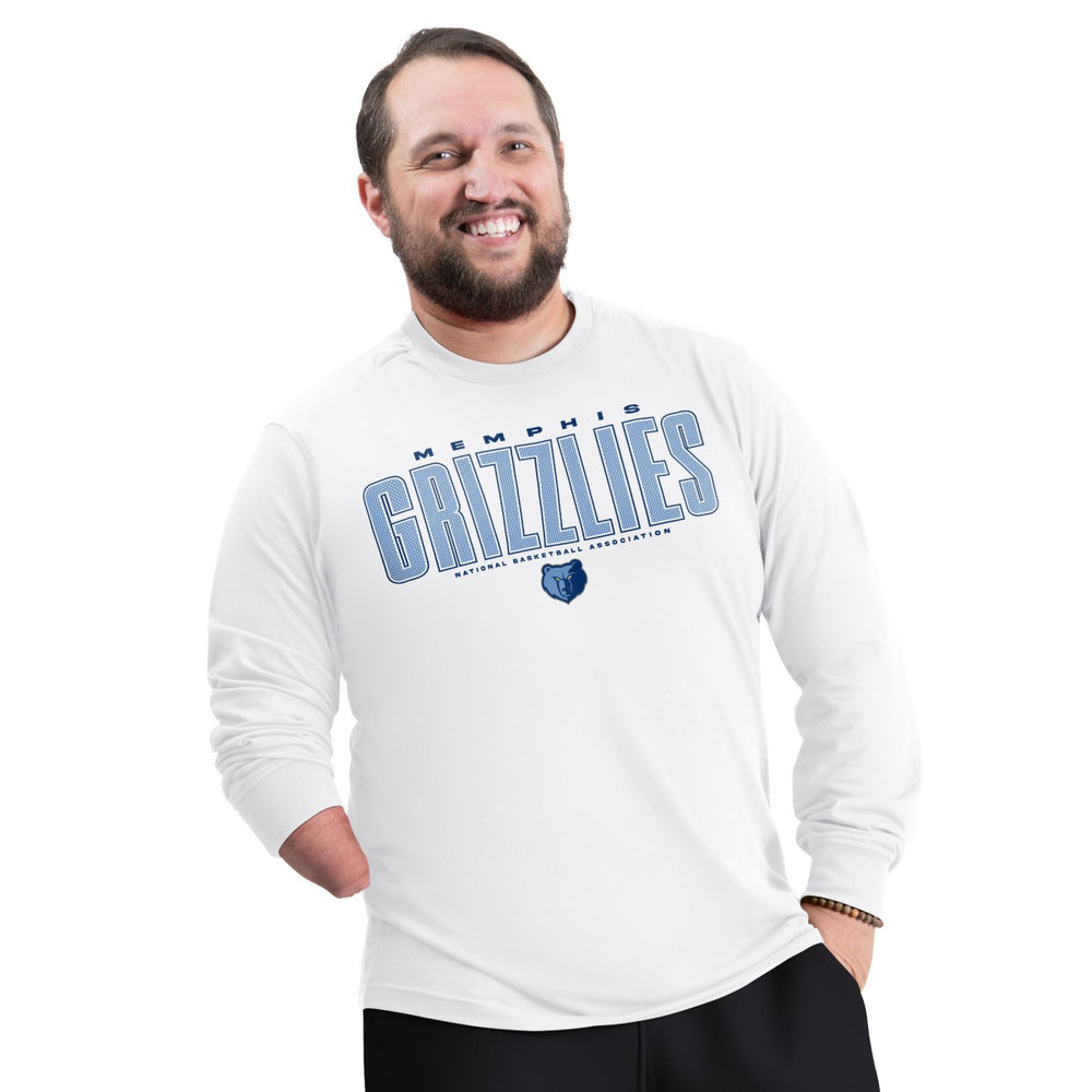 Memphis Grizzlies G-III Sports by Carl Banks Adaptive Printed Mesh Effect Long Sleeve T-Shirt