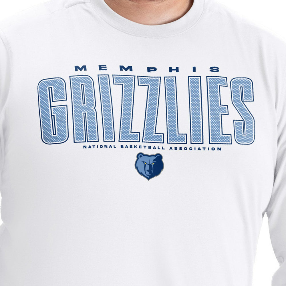 Memphis Grizzlies G-III Sports by Carl Banks Adaptive Printed Mesh Effect Long Sleeve T-Shirt