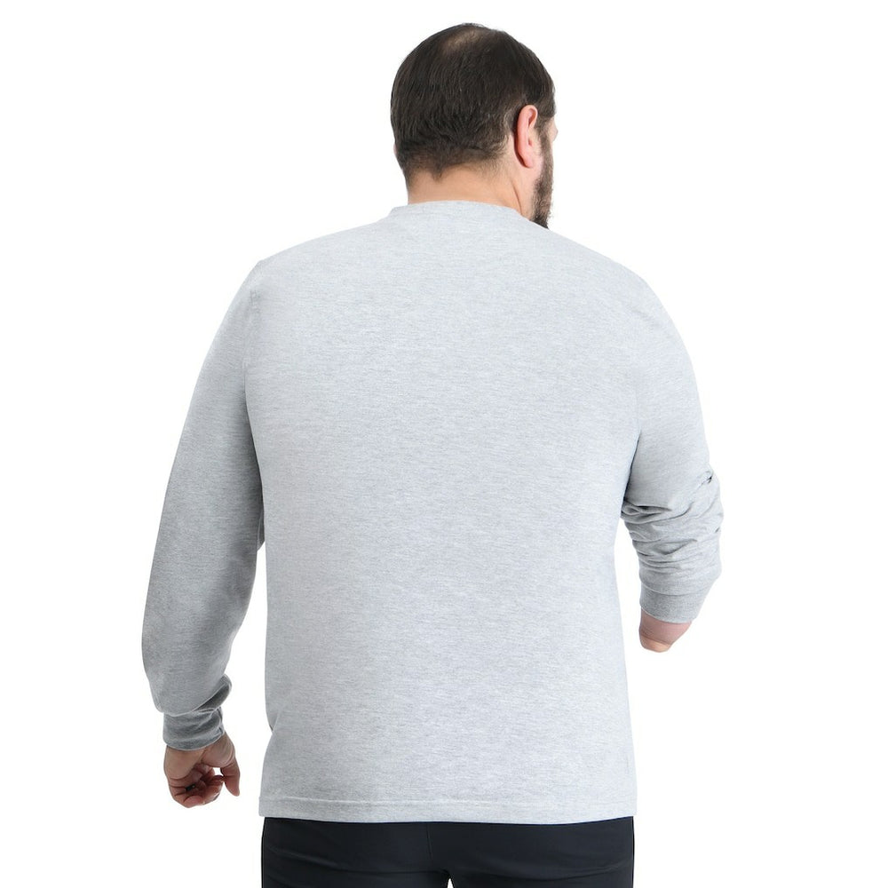 Brooklyn Nets G-III Sports by Carl Banks Adaptive Printed Mesh Effect Long Sleeve T-Shirt