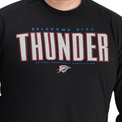 Oklahoma City Thunder G-III Sports by Carl Banks Adaptive Printed Mesh Effect Long Sleeve T-Shirt