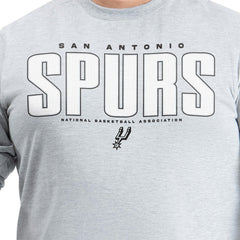San Antonio Spurs G-III Sports by Carl Banks Adaptive Printed Mesh Effect Long Sleeve T-Shirt