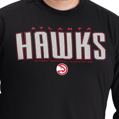 Atlanta Hawks G-III Sports by Carl Banks Adaptive Printed Mesh Effect Long Sleeve T-Shirt