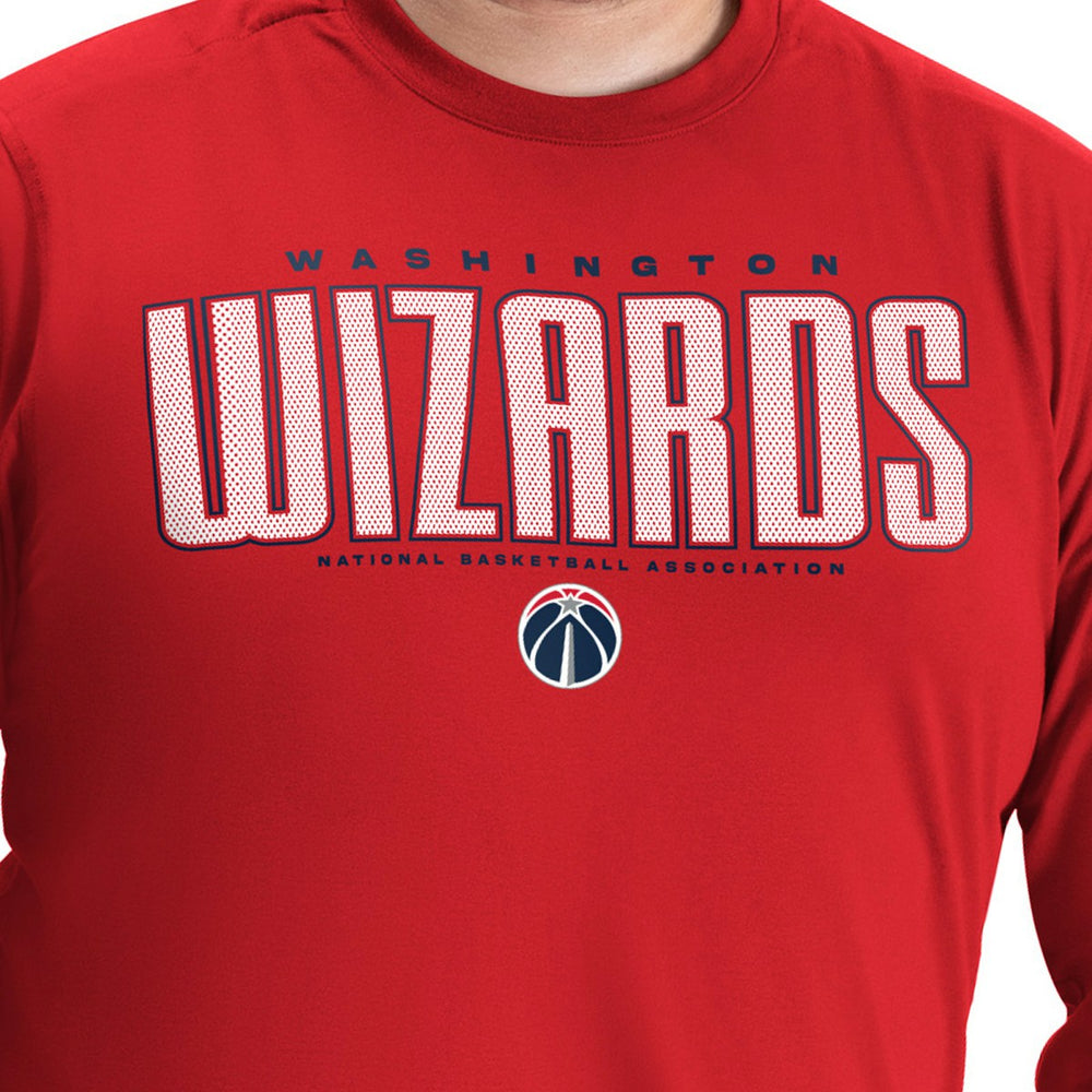 Washington Wizards G-III Sports by Carl Banks Adaptive Printed Mesh Effect Long Sleeve T-Shirt