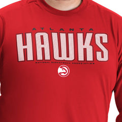 Atlanta Hawks G-III Sports by Carl Banks Adaptive Printed Mesh Effect Long Sleeve T-Shirt