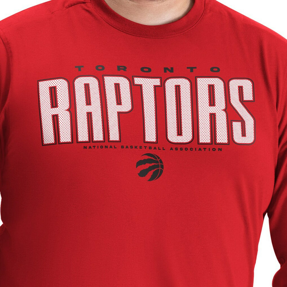 Toronto Raptors G-III Sports by Carl Banks Adaptive Printed Mesh Effect Long Sleeve T-Shirt