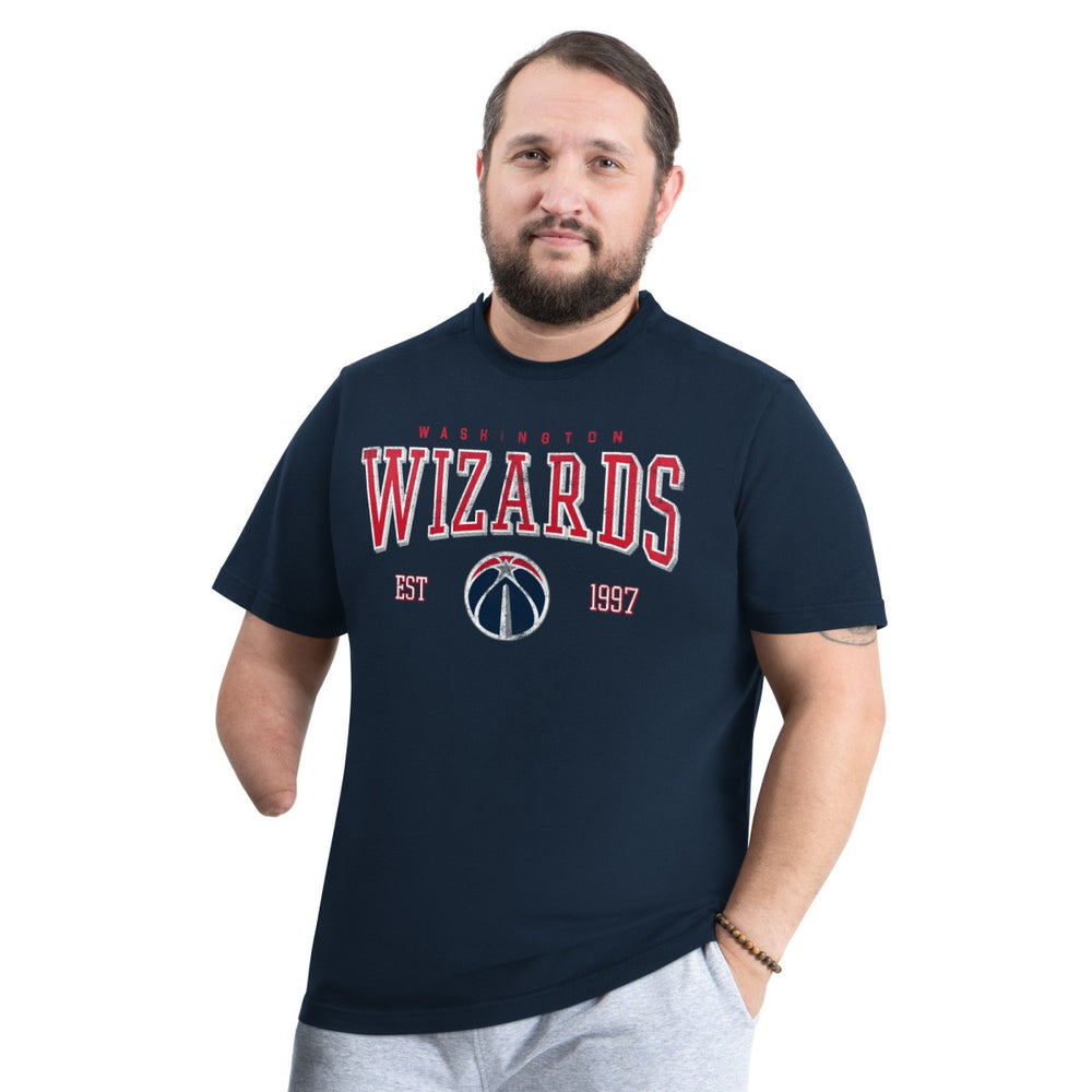 Washington Wizards G-III Sports by Carl Banks Adaptive Classic Team Spirit Short Sleeve T-Shirt