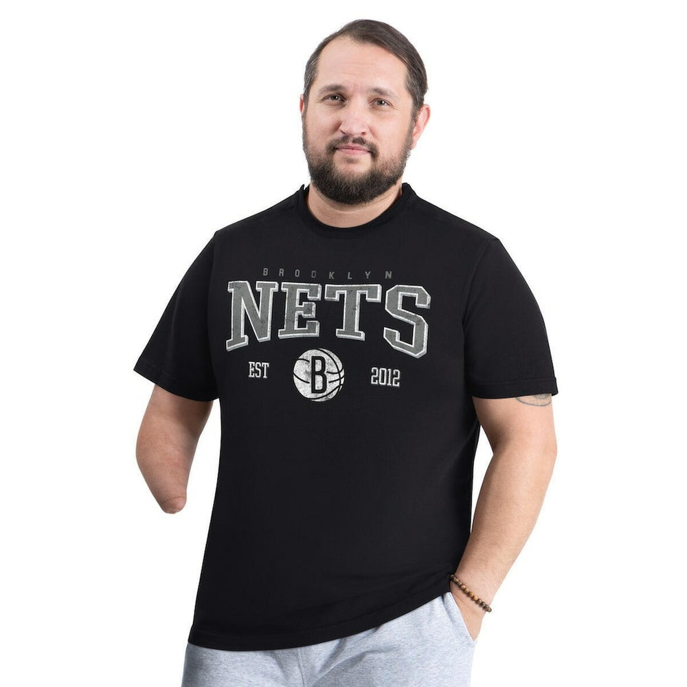 Brooklyn Nets G-III Sports by Carl Banks Adaptive Classic Team Spirit Short Sleeve T-Shirt