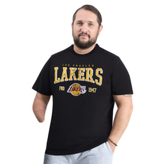 Los Angeles Lakers G-III Sports by Carl Banks Adaptive Classic Team Spirit Short Sleeve T-Shirt