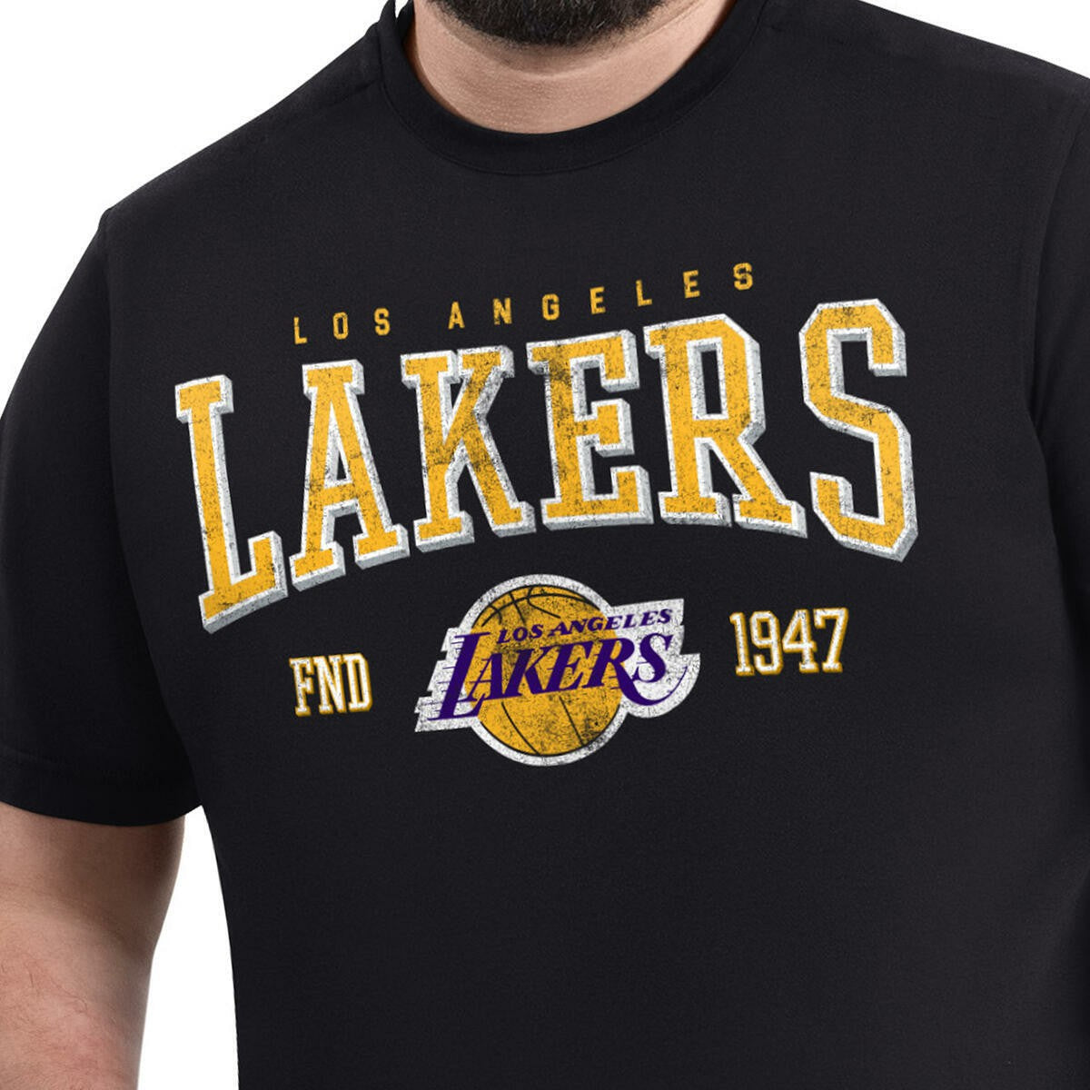 Los Angeles Lakers G-III Sports by Carl Banks Adaptive Classic Team Spirit Short Sleeve T-Shirt