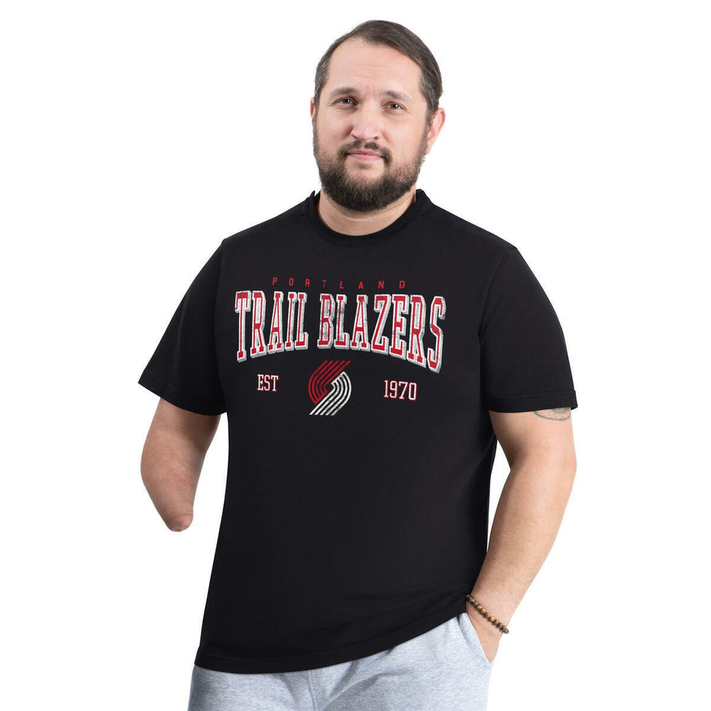 Portland Trail Blazers G-III Sports by Carl Banks Adaptive Classic Team Spirit Short Sleeve T-Shirt
