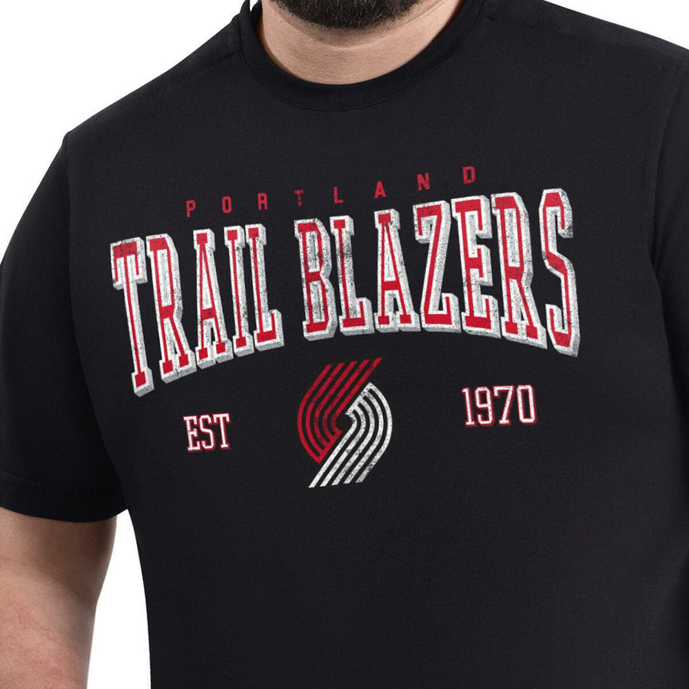 Portland Trail Blazers G-III Sports by Carl Banks Adaptive Classic Team Spirit Short Sleeve T-Shirt
