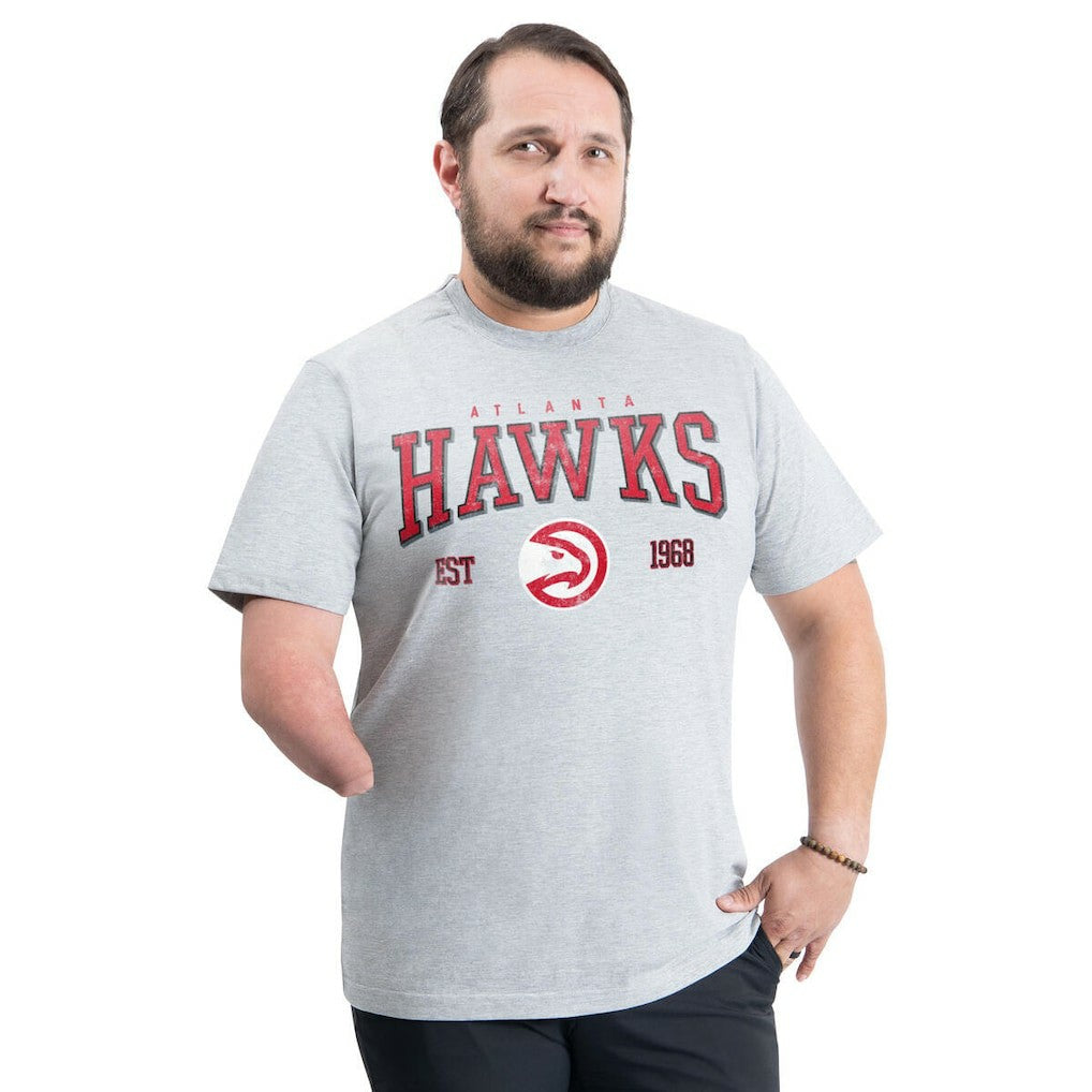 Atlanta Hawks G-III Sports by Carl Banks Adaptive Classic Team Spirit Short Sleeve T-Shirt