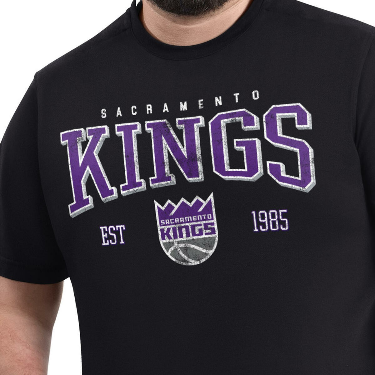 Sacramento Kings G-III Sports by Carl Banks Adaptive Classic Team Spirit Short Sleeve T-Shirt
