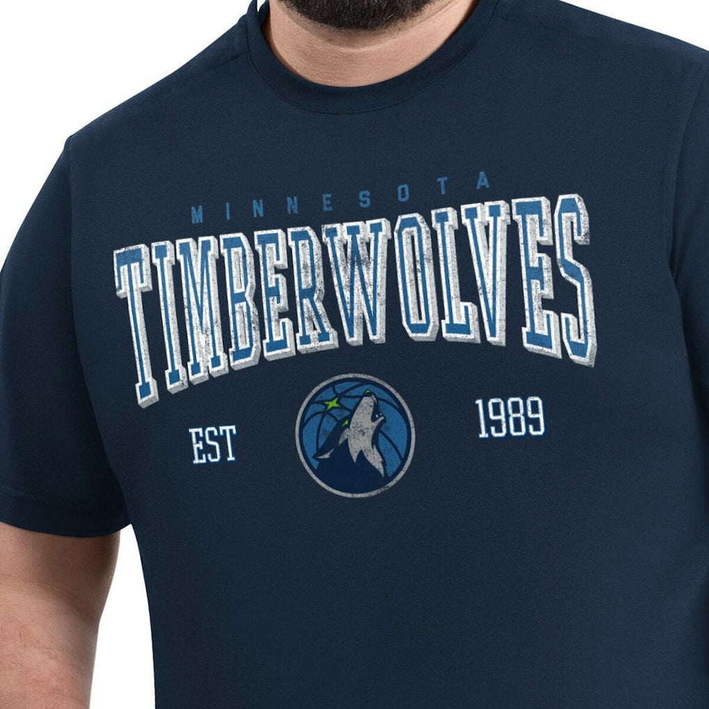 Minnesota Timberwolves G-III Sports by Carl Banks Adaptive Classic Team Spirit Short Sleeve T-Shirt