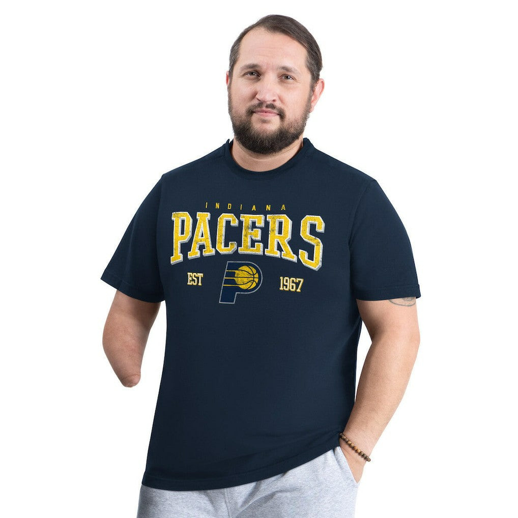 Indiana Pacers G-III Sports by Carl Banks Adaptive Classic Team Spirit Short Sleeve T-Shirt