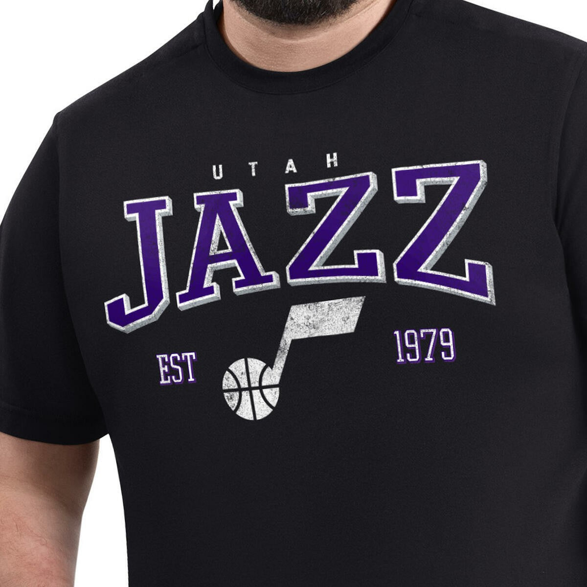 Utah Jazz G-III Sports by Carl Banks Adaptive Classic Team Spirit Short Sleeve T-Shirt