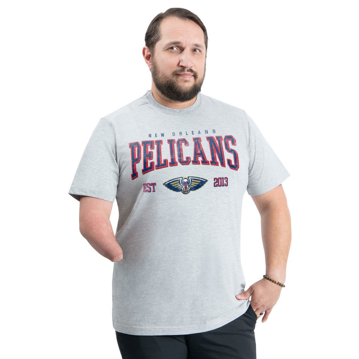 New Orleans Pelicans G-III Sports by Carl Banks Adaptive Classic Team Spirit Short Sleeve T-Shirt