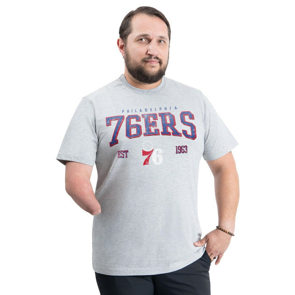 Philadelphia 76ers G-III Sports by Carl Banks Adaptive Classic Team Spirit Short Sleeve T-Shirt