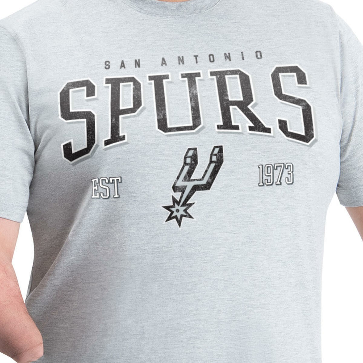 San Antonio Spurs G-III Sports by Carl Banks Adaptive Classic Team Spirit Short Sleeve T-Shirt