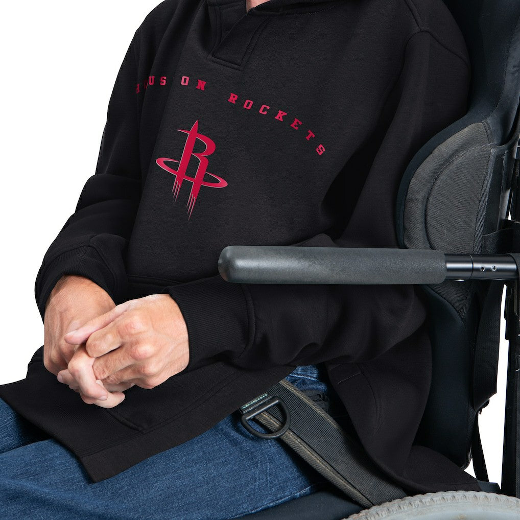 Houston Rockets G-III Sports by Carl Banks Adaptive Team Arc Fleece Hoodie sale