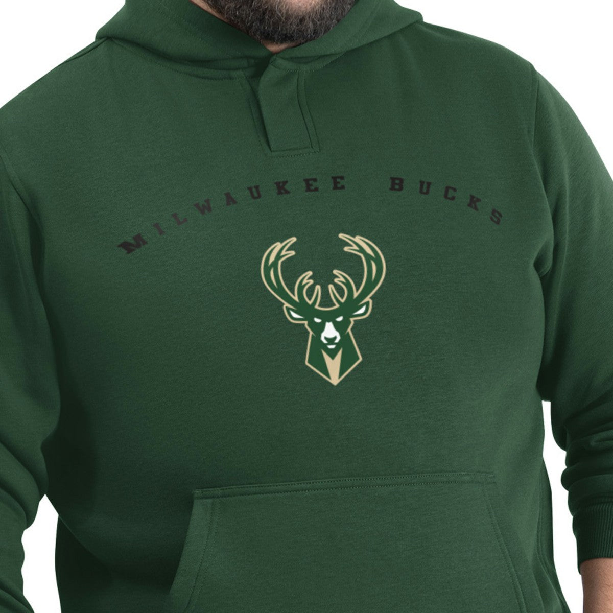 Milwaukee Bucks G-III Sports by Carl Banks Adaptive Team Arc Fleece Hoodie