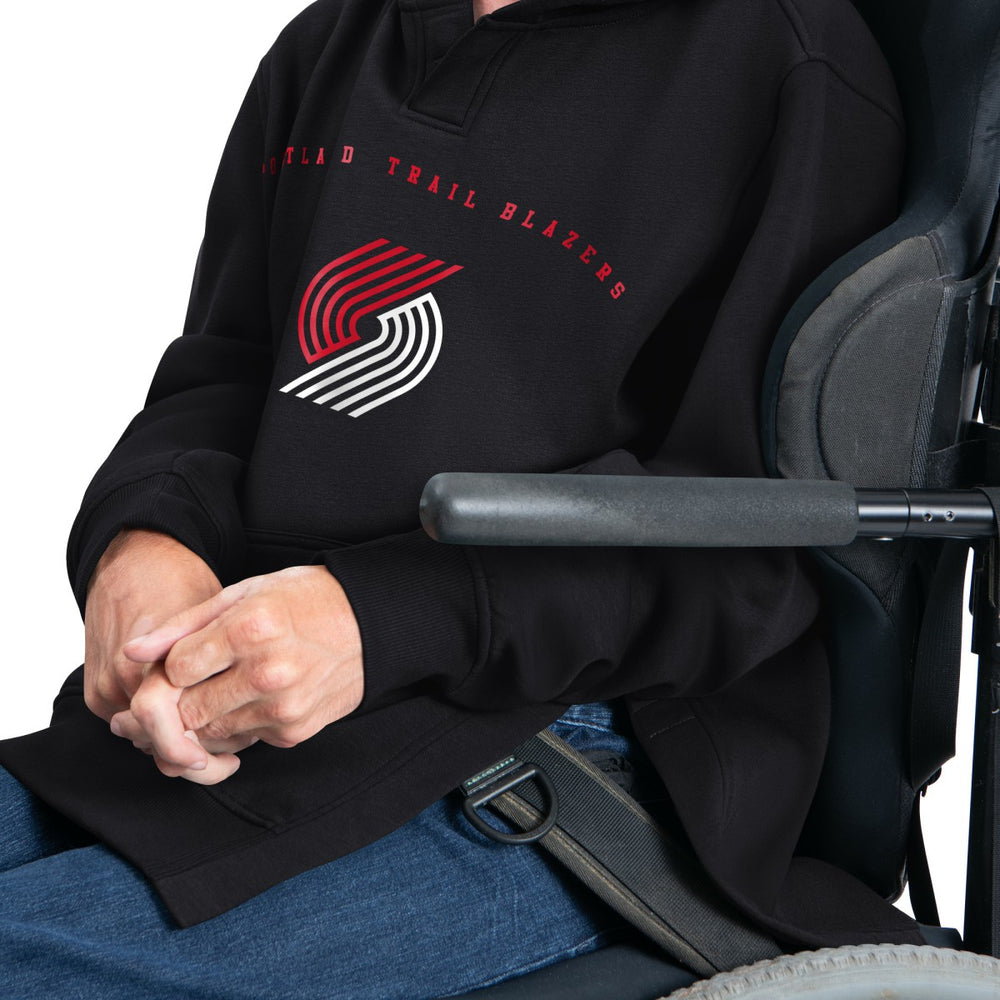 Portland Trail Blazers G-III Sports by Carl Banks Adaptive Team Arc Fleece Hoodie