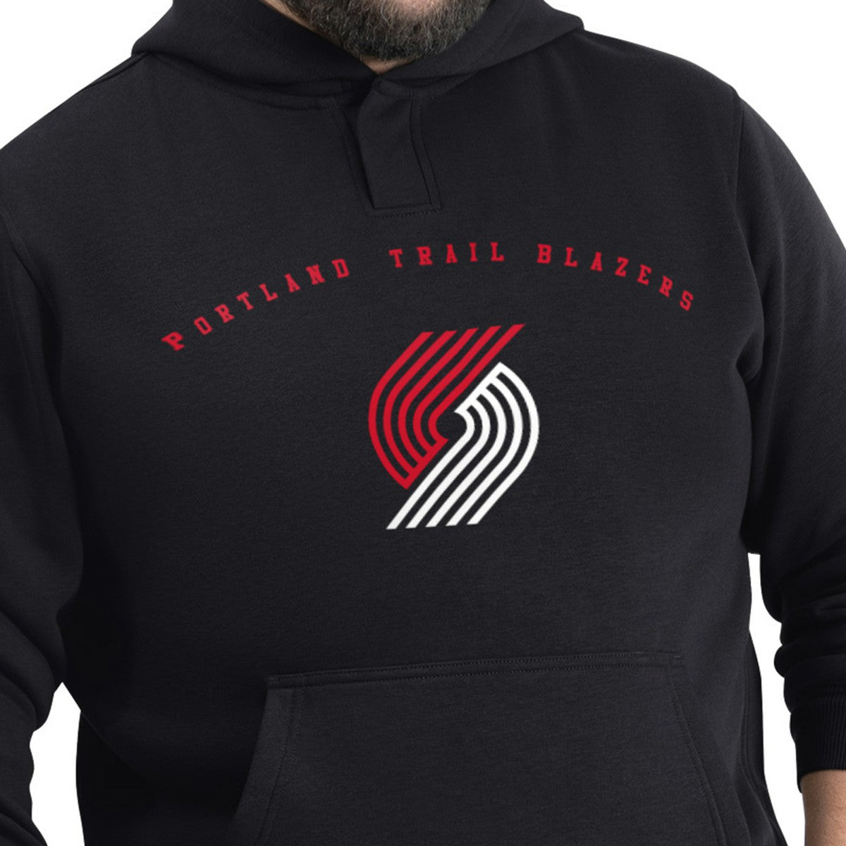 Portland Trail Blazers G-III Sports by Carl Banks Adaptive Team Arc Fleece Hoodie